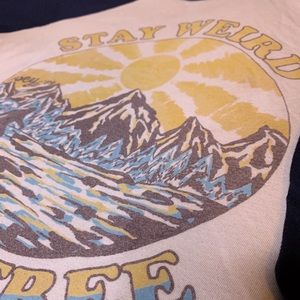 Obey Stay Weird & Live Free Tee
